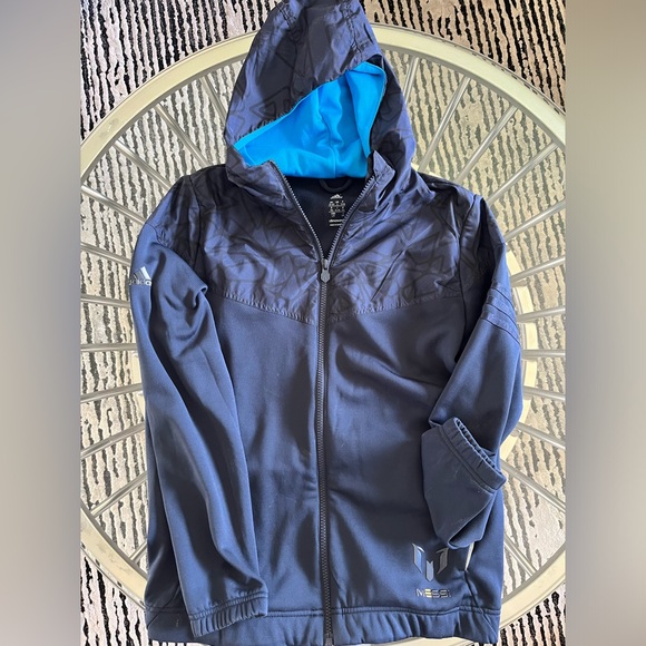 Boys Adidas Messi Jacket Size 13-14 - Picture 1 of 3